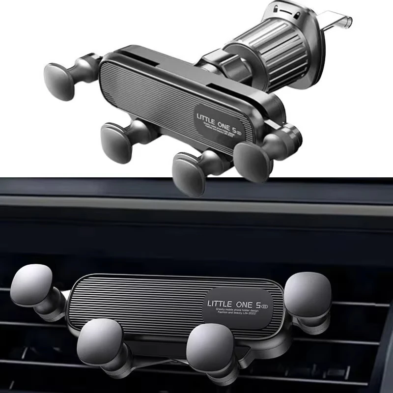 

Gravity Car Phone Holder Air Outlet Navigation Stand Auto Car Holder Mount Clip on Dashboard Car Holder Mount