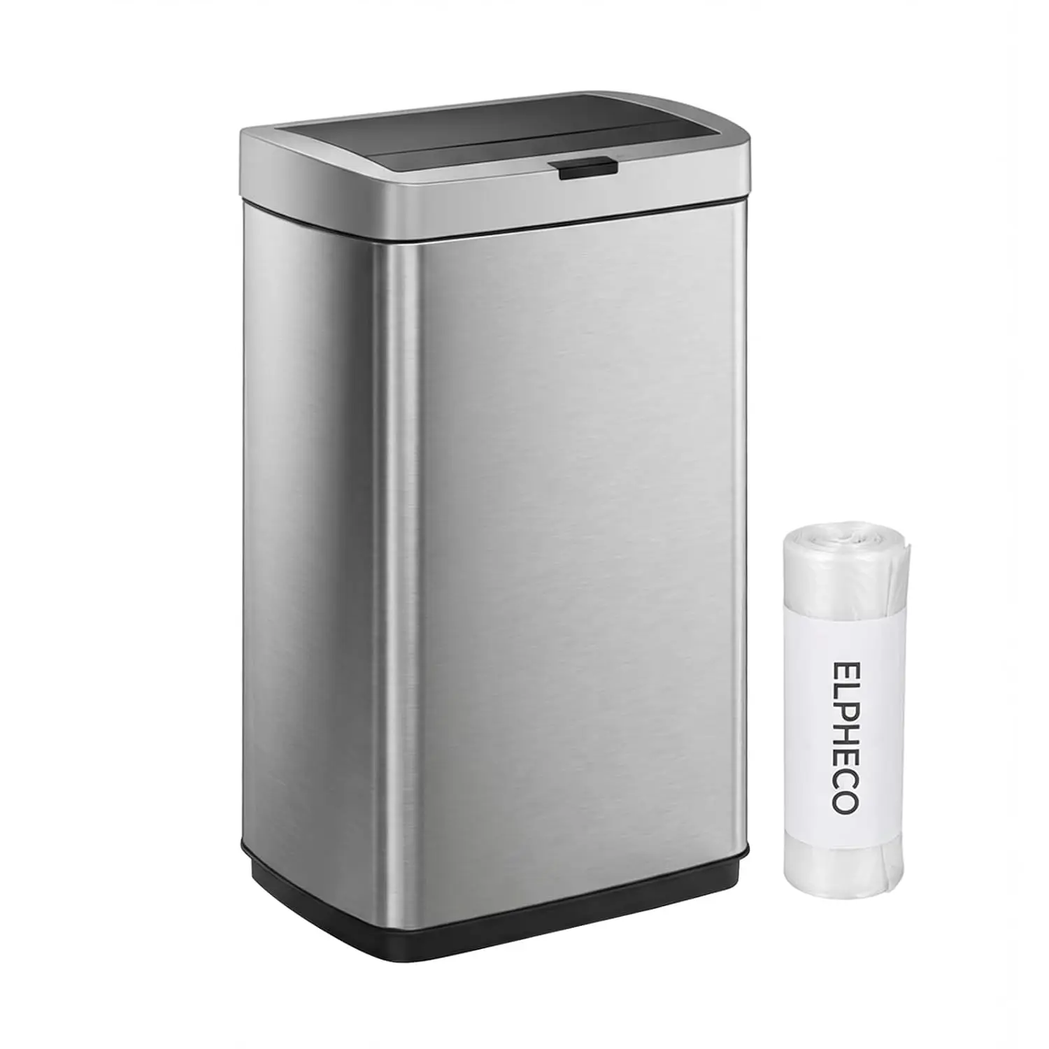 

13.2 Gallon Trash Can with Lid Motion Sensor, 50 Litre Brushed Stainless Steel Kitchen Trash Can Automatic with 10, Customized