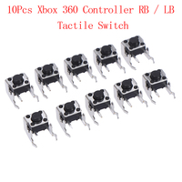 10Pcs RB / LB bumper button tactile switch for Xbox One Xbox 360 controller