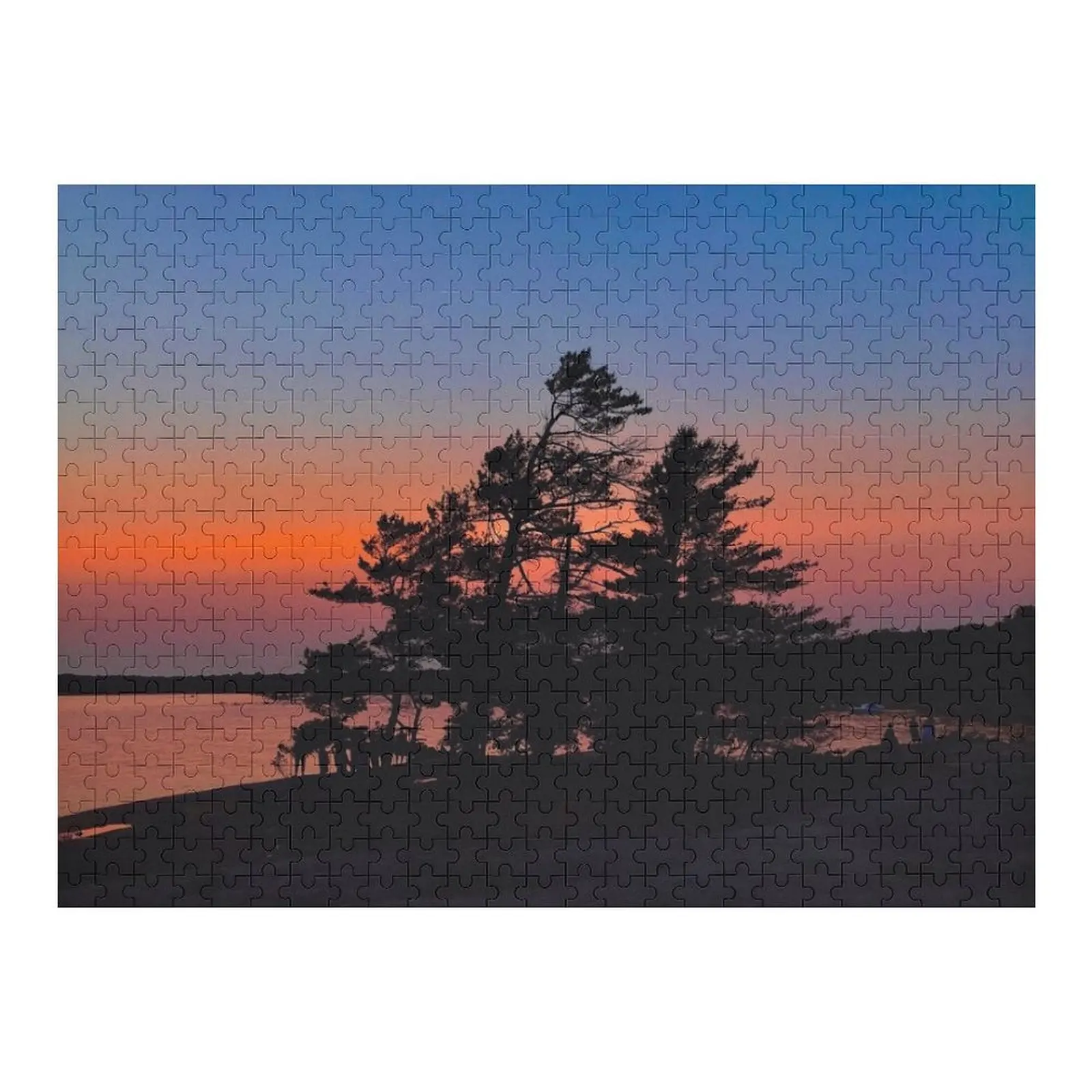

Scenic Lake Sunset Jigsaw Puzzle Customs With Photo With Photo Wooden Name Custom Personalized Wooden Adults Puzzle