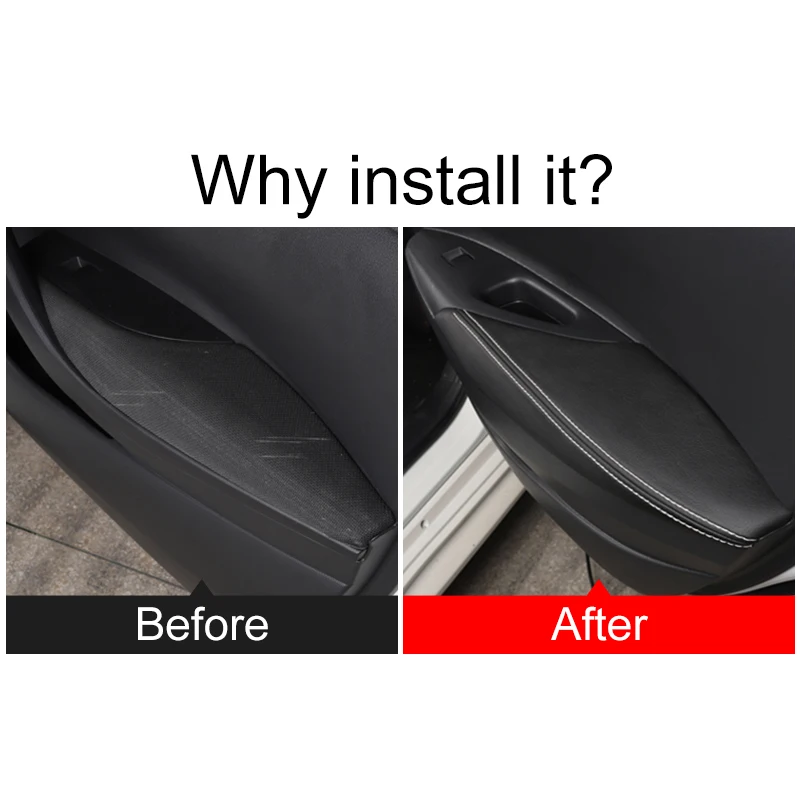 لتويوتا كورولا E210 2019 2020 2021 2022 2023 2024 2025 الهجين باب السيارة مسند الذراع الحافظة غطاء ملصقات جلدية اكسسوارات #2