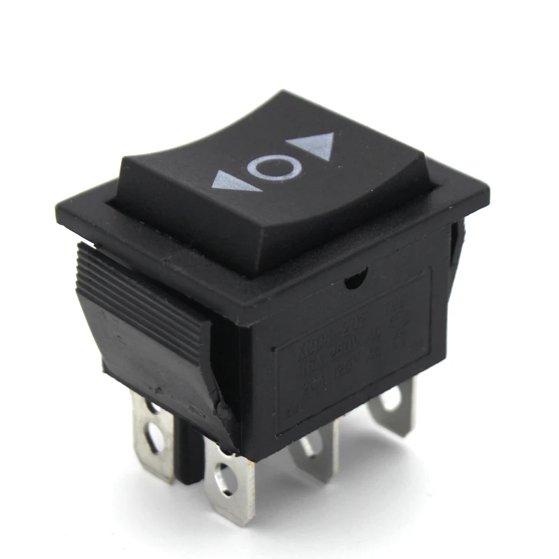 2Pcs Latching Rocker Switch Power Switch I/O 4 Pins 6 Pins with Light 16A 250VAC 20A 125VAC KCD4