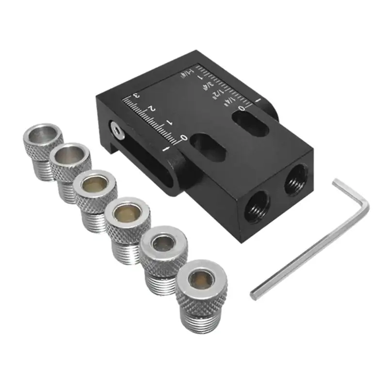 ABRE-15-Degree Angle Woodworking Oblique Hole Locator 8Pc Carpentry Tools For Woodworking Tools