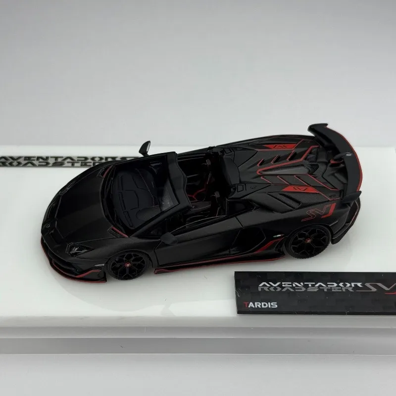 TARDIS 1:64 Aventador SVJ Roadster Resin Car Static Die Cast