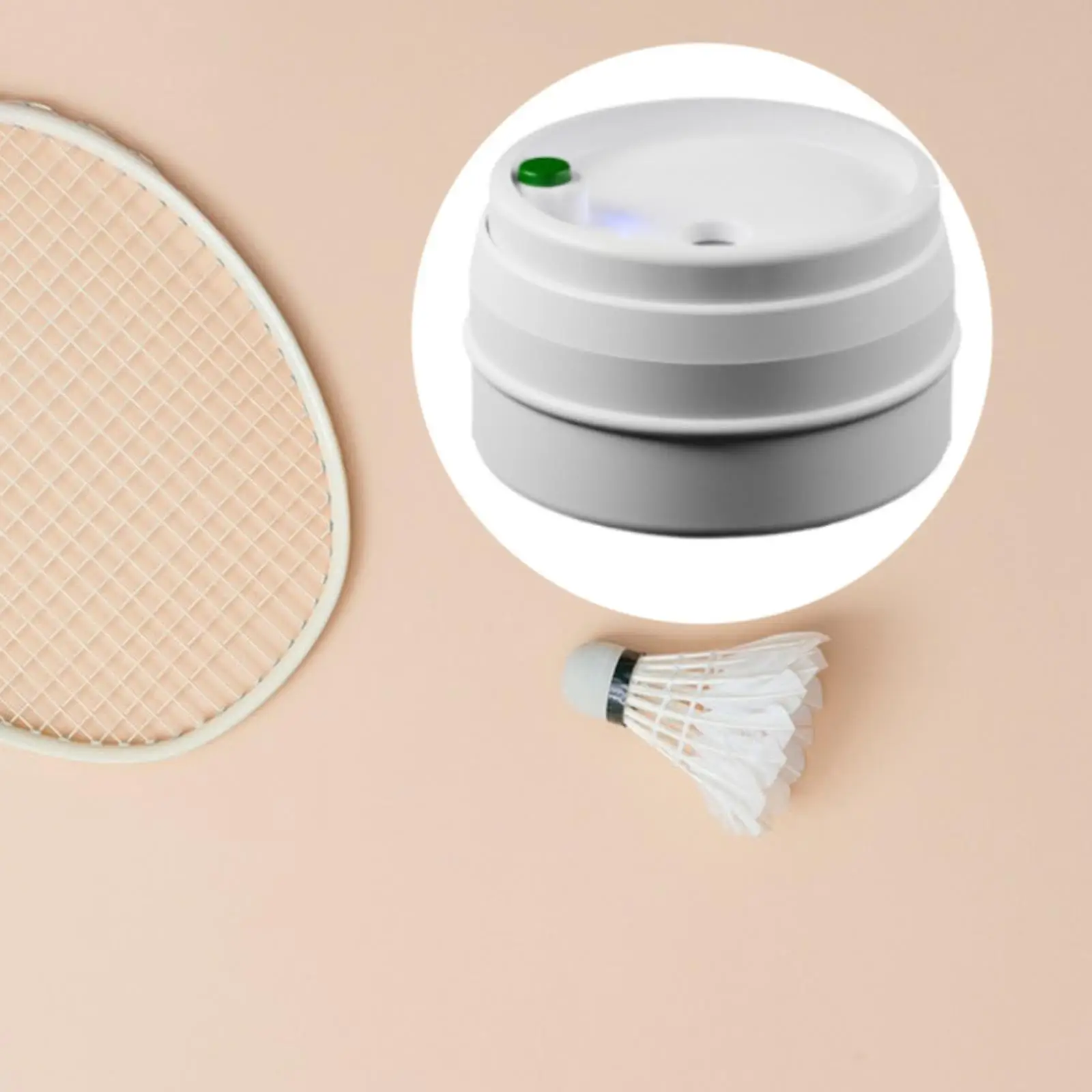 เครื่องนึ่งแบดมินตัน ฝาหลอดแบดมินตันสําหรับเกมป้องกันกีฬาผมแตก