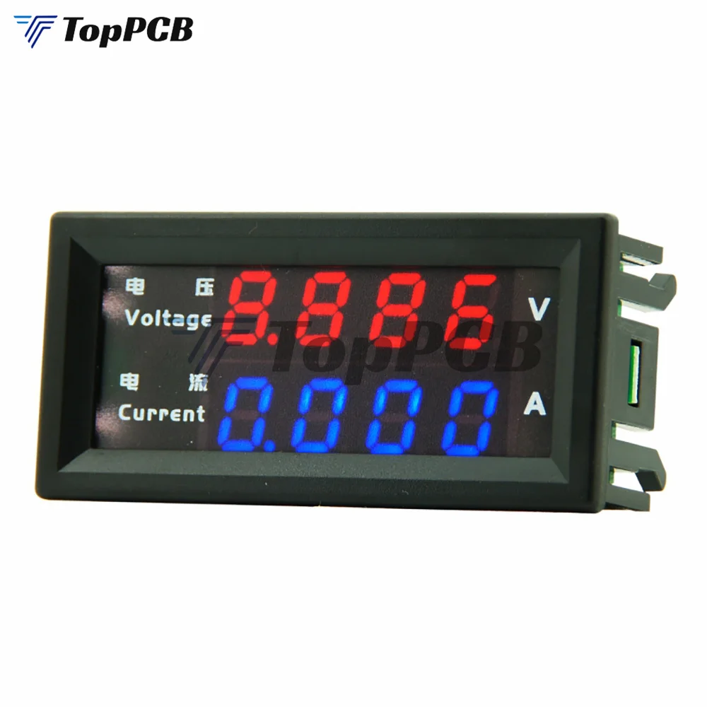 M4430 DC 100V 200V 0A Electronic Digital Voltmeter Ammeter 0.28\'\' LED Display Voltage Regulator Volt AMP Meter Tester