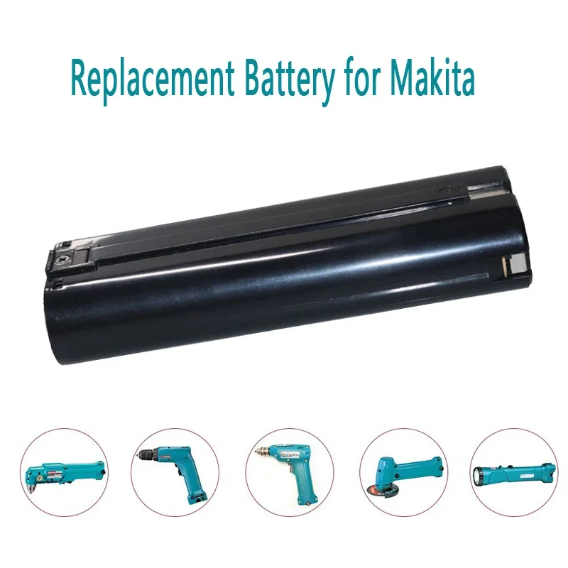 

Best-selling For Makita 7.2V 6.8Ah Ni-Mh Battery 7000 7002 7033, 6010D 6018D 6073D 6172D DA3000D 6019D 9500D DA301D ML702