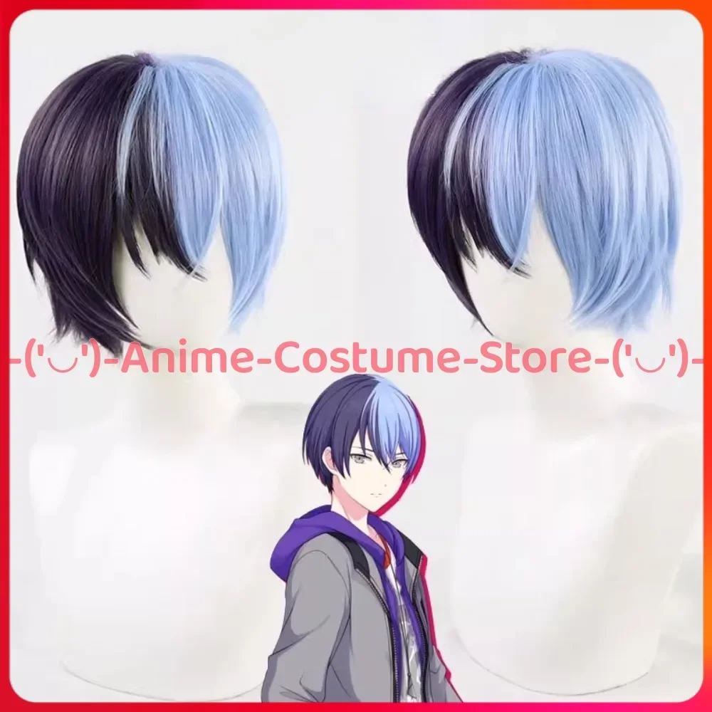 Project Sekai Aoyagi Toya Cosplay Wig Anime Game Character Halloween Carnival Party Costume Wigs Heat Resistant Synthetic Hair