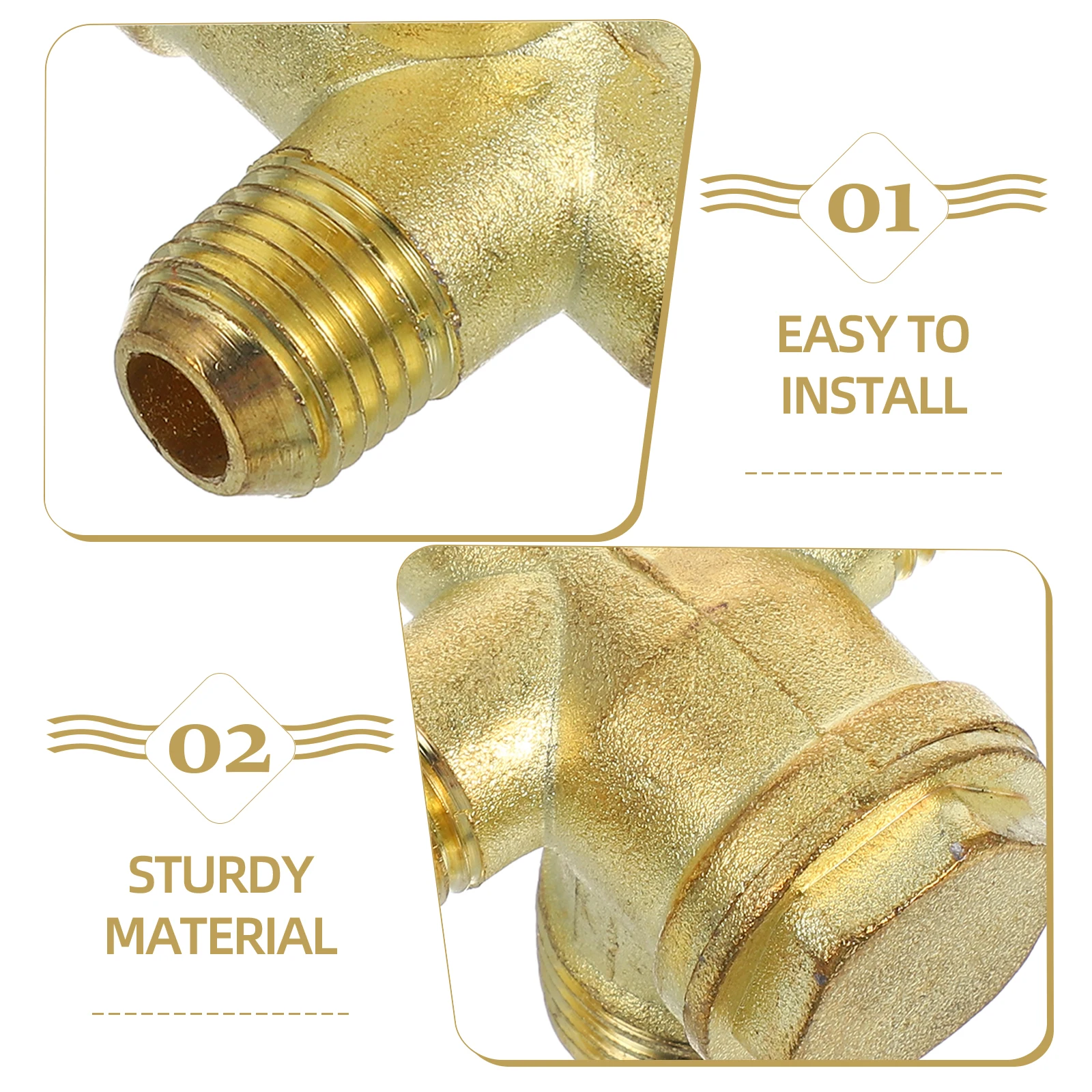 صمام فحص ضاغط الهواء، صمام هوائي غير قابل للإرجاع، موصل ملولب لأداة استبدال التحكم في الضغط #4