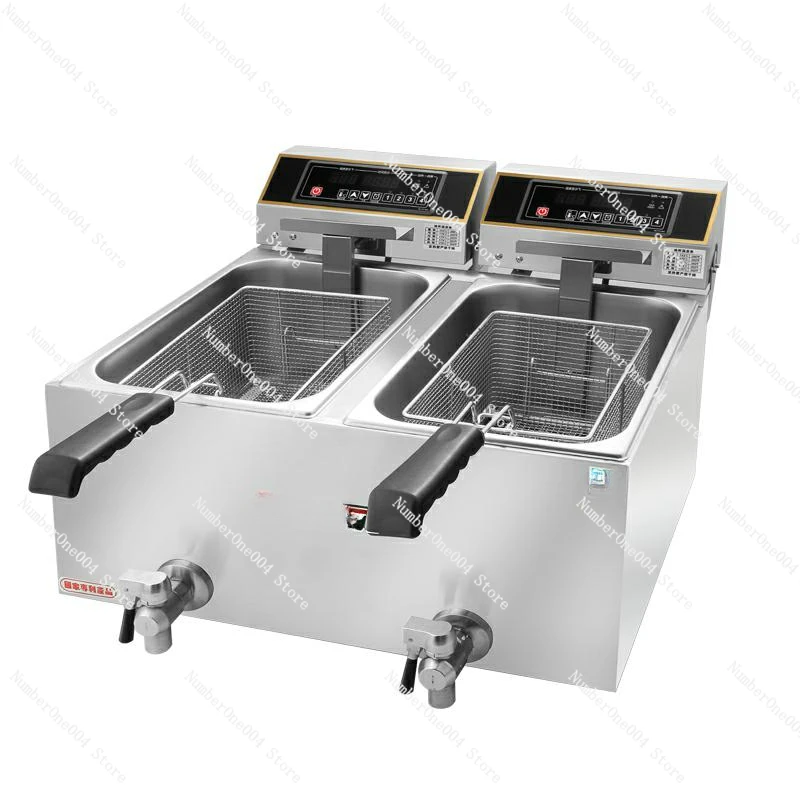 Electric Fryer Electric Large Capacity Fried Chicken Skewers Equipment Machine for Frying Fritters Electric Fryer