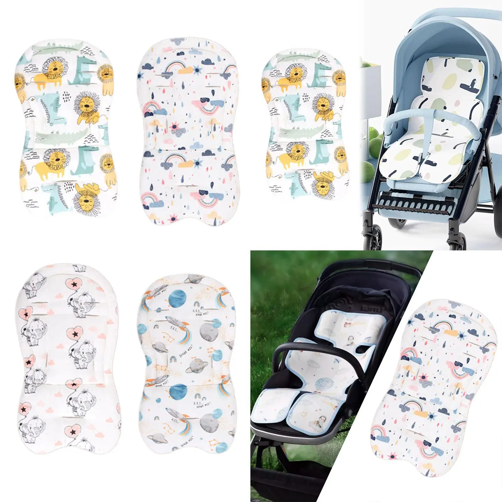 Infant Car Seat Insert Comfortable Multifunctional Universal Easy to Clean Head