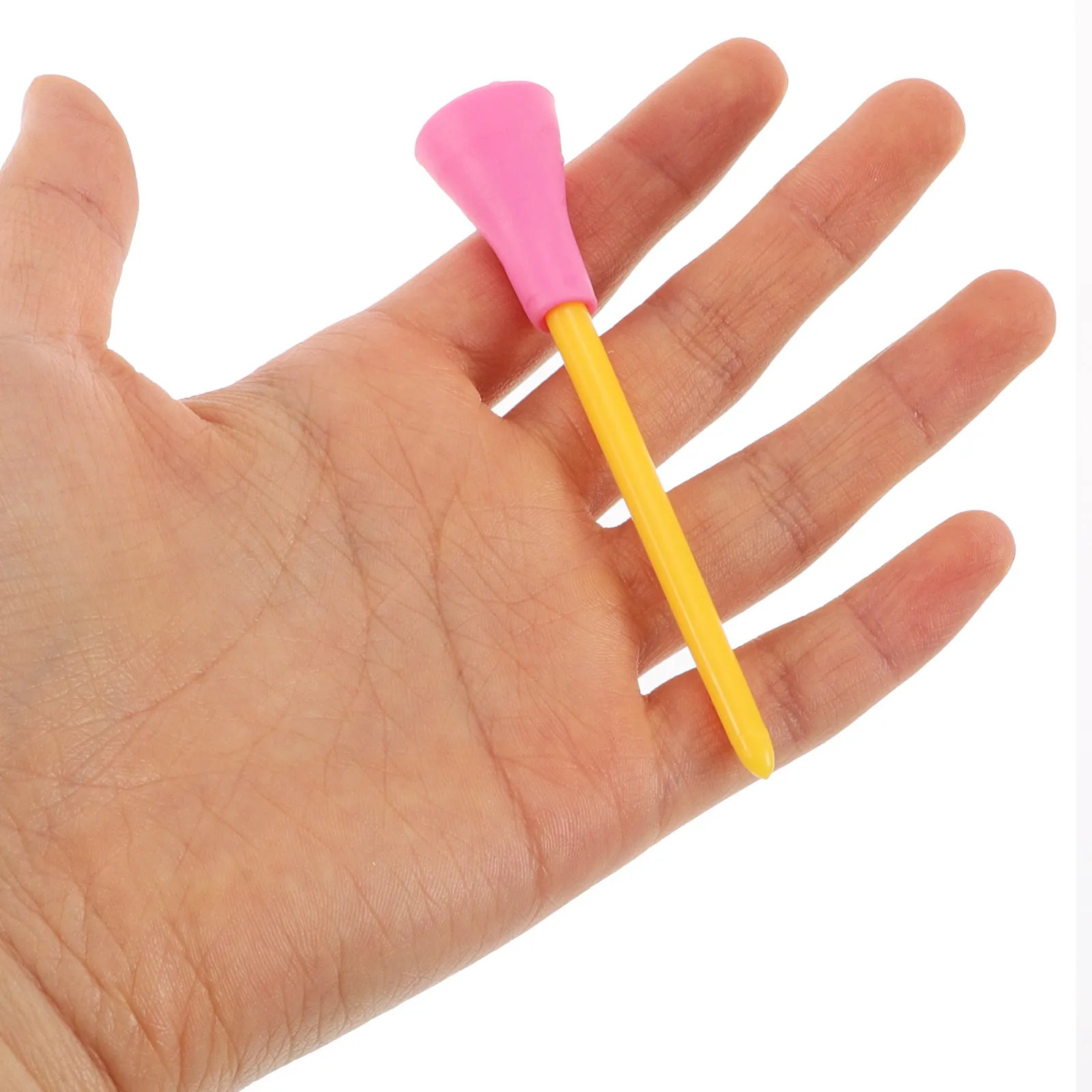 

Органайзер для мячей и ти для гольфа, 50 шт., с мягкой резиновой втулкой, портативный, легкий, для тренировок в помещении и на улице