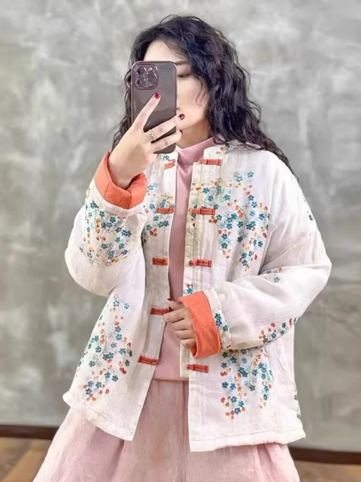 

Женское хлопковое пальто Young Sle: новая осенне-зимняя коллекция, ретро-стиль, на пуговицах, премиум-класс, свободный крой, длинный рукав