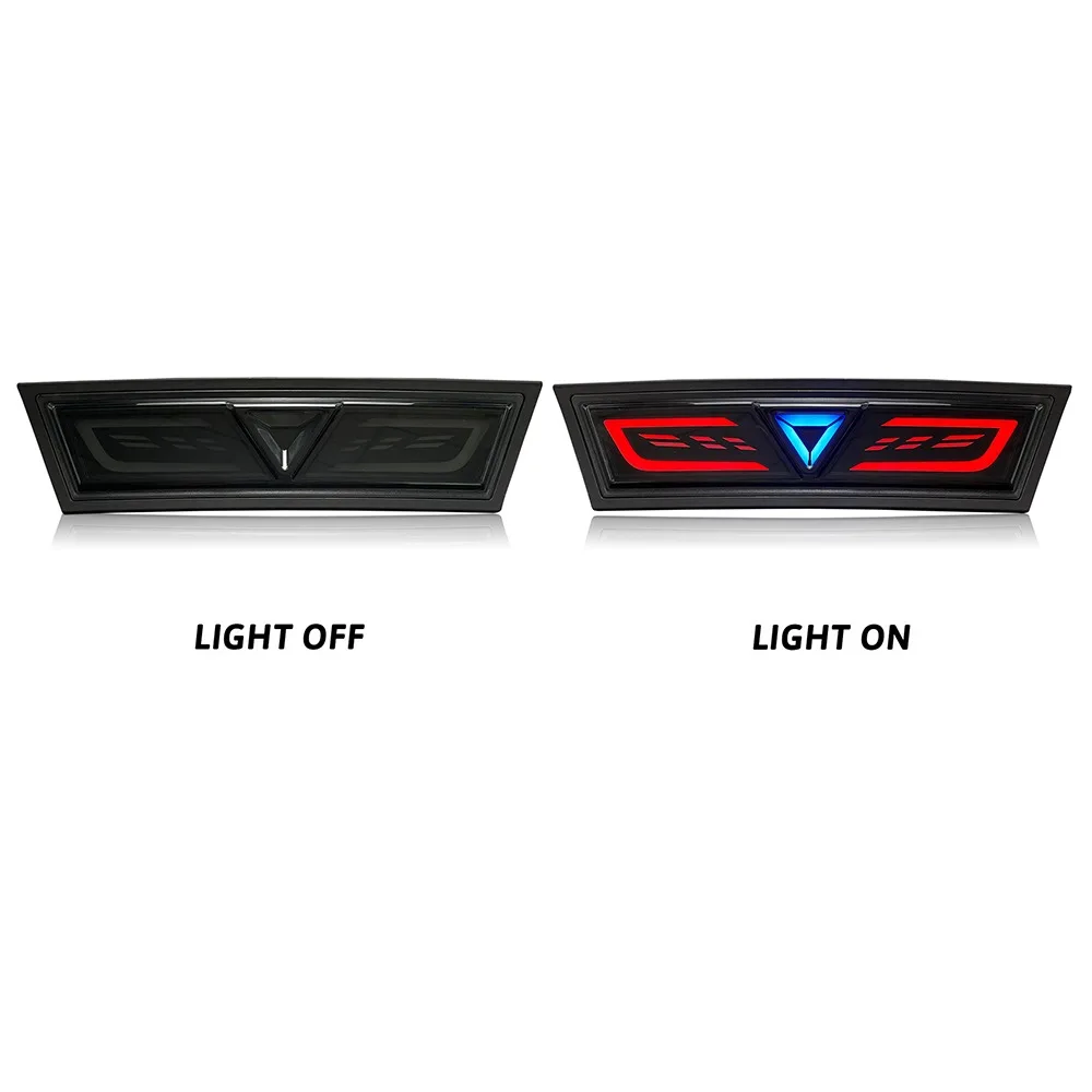 Aftermarket LED Daytime Running Lights Sequential Turn Signals and Brake Lights for Tesla Model Y Rear Bumper Light