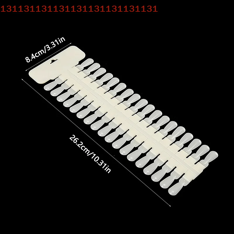 36 قطعة بطاقة اللون الطبيعي/واضح القابلة للإزالة مسمار الفن عرض أظافر صناعية نصائح رف دمعة تصميم مانيكير هلام البولندية ممارسة أداة #6