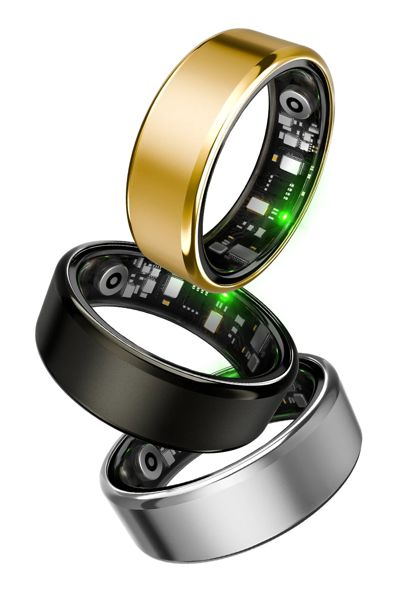 

R100 Мужское и женское умное кольцо 5ATM Водонепроницаемое HRV Сердечный ритм SPO2 Монитор сна для стресса Фитнес-трекер Интеллектуальное кольцо на палец