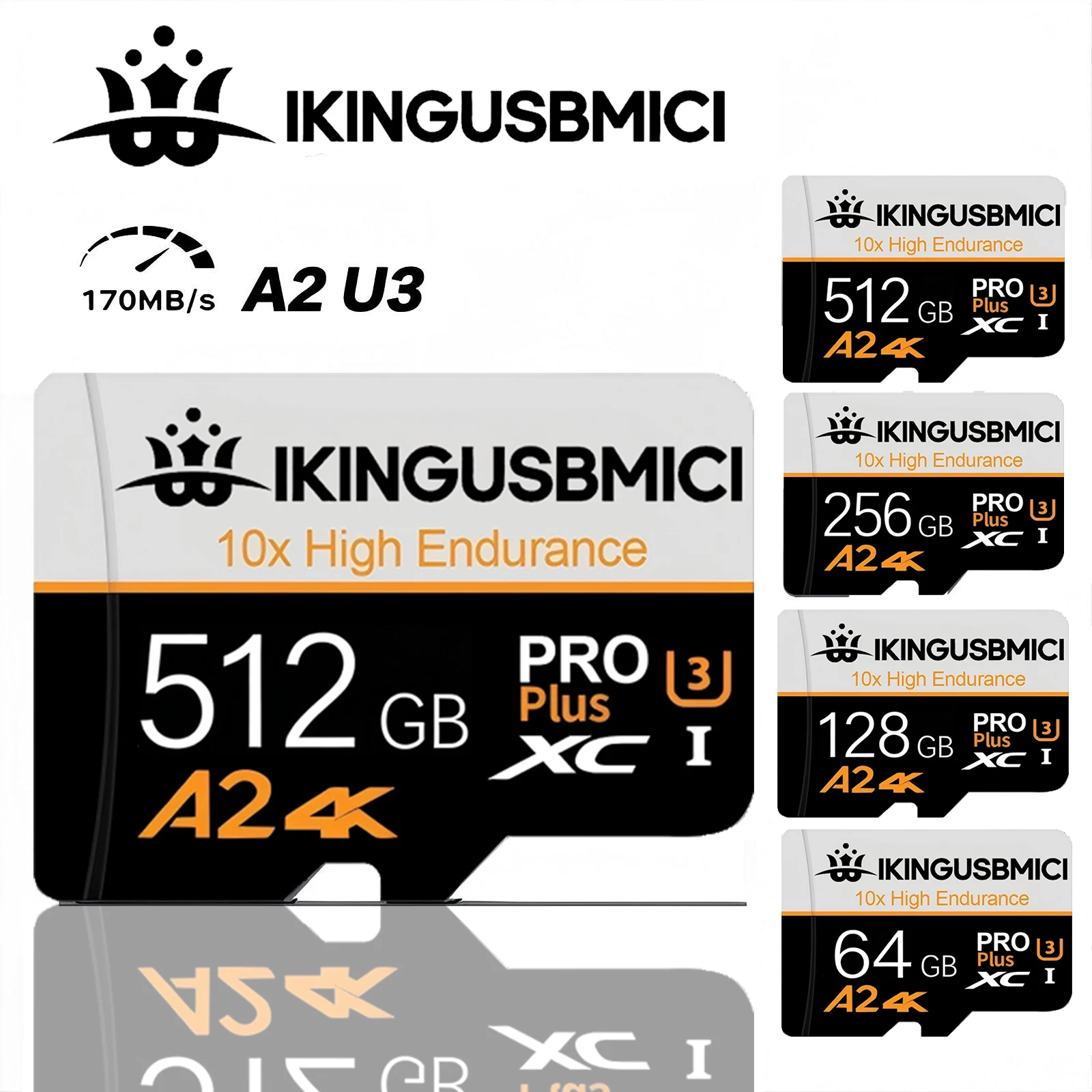 Extreme Memory Card SD Cards TF Cards Micro TF SD Card 32GB 256GB 512GB Full HD A2 C10 for Nintendo Switch Tablet Phone