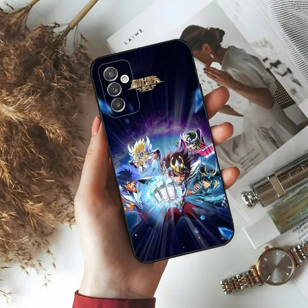 Saint Seiya Knights Of The Zodiac Phone Case For Samsung Galaxy A21s,A22,A31,A32,A52,A53,A72,73,A80,A91 Soft Black Phone Cover