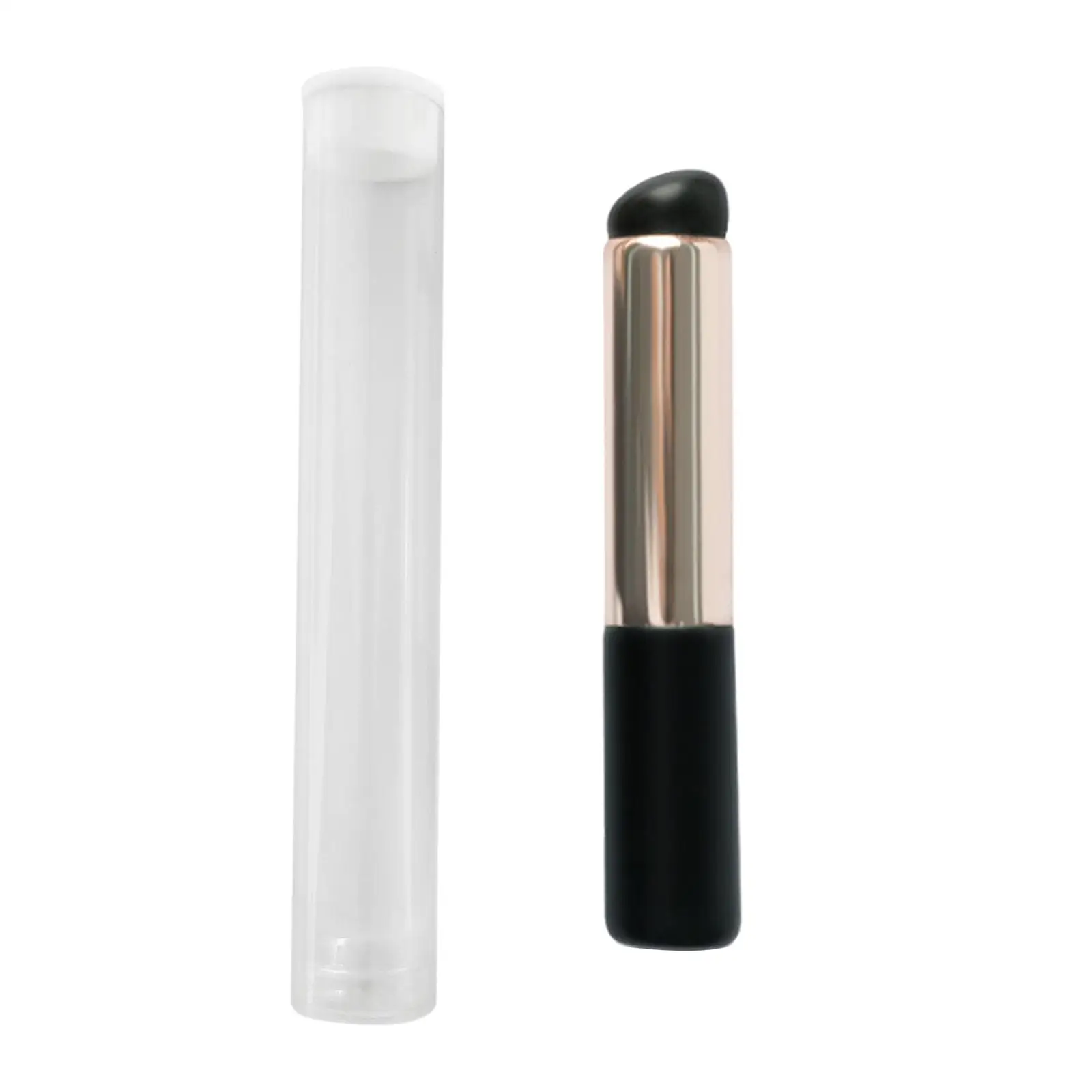 Silicone Lip Brush com Tampa Escova de Batom Aplicador de Máscara Labial Escova Corretiva para Desempenho, Ferramenta de Maquiagem, Casa, Viagem, Meninas