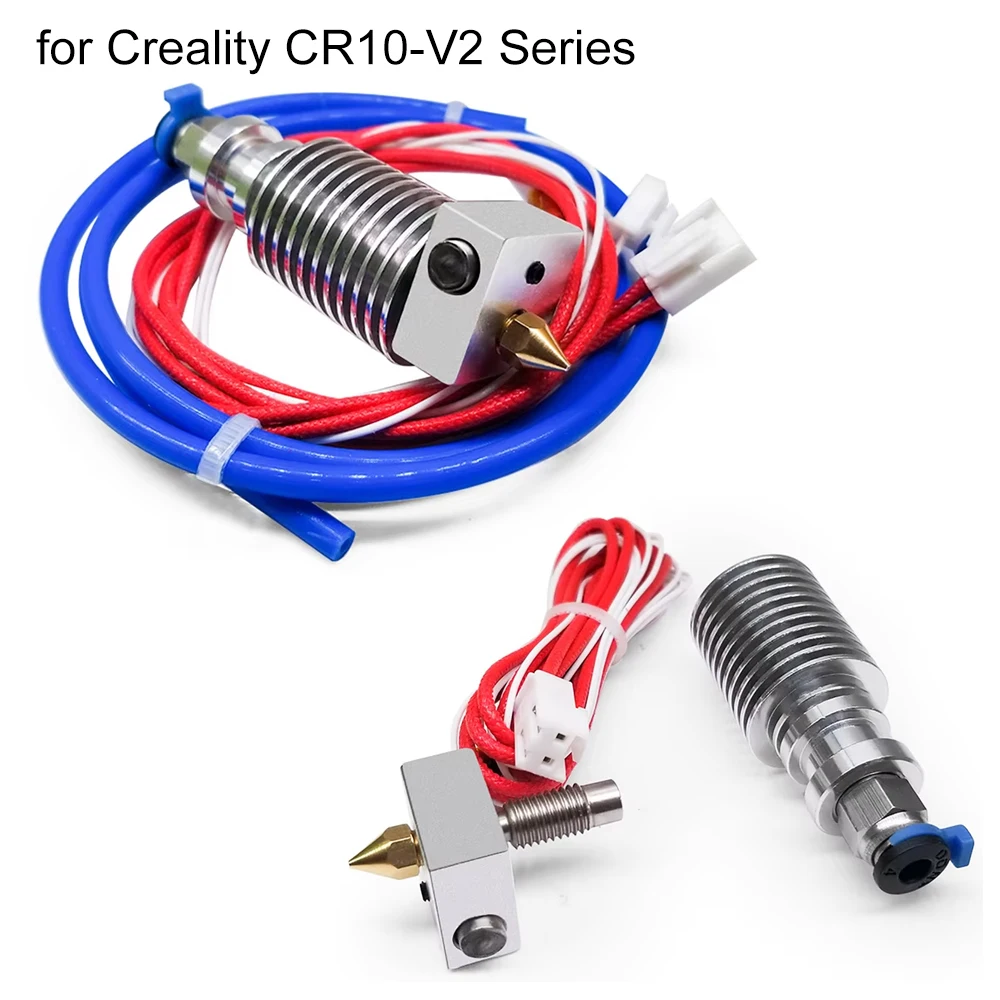 

New 24V Hotend Kit Printing Head 0.4mm Nozzle For Creality CR10-V2 Series Assembled Extruder Replacement 3D Printer Accessories