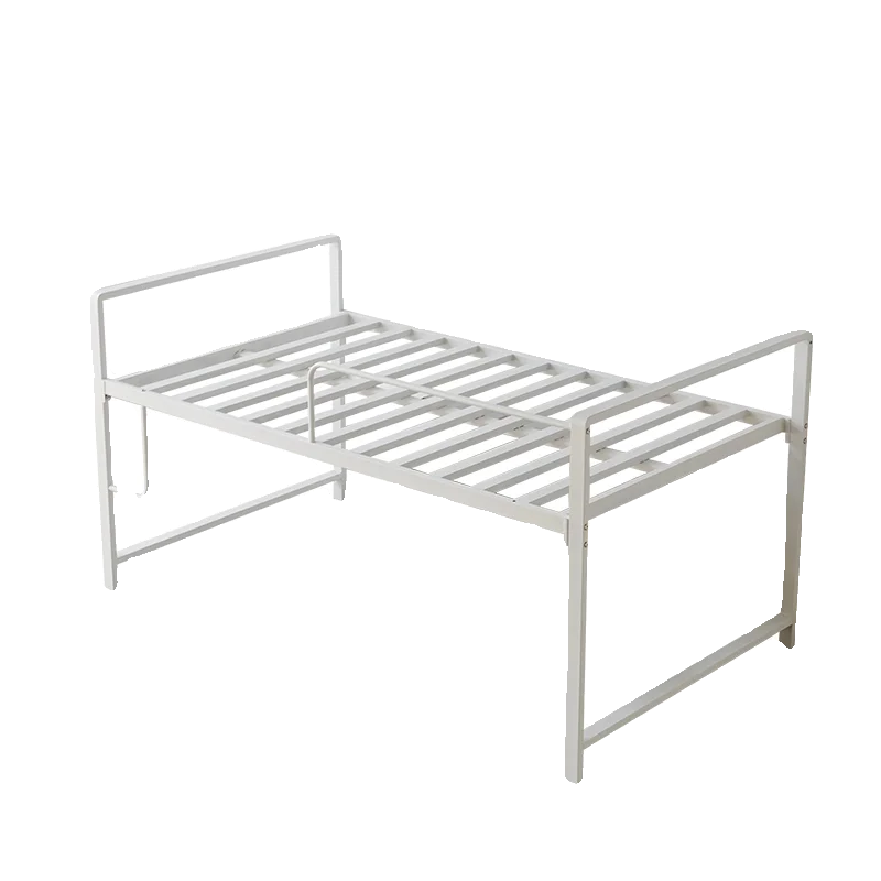 

Y small apartment combination children's half-height bed boys and girls teenagers storage wrought iron high bed with mattress