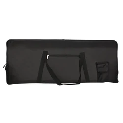 Paquete electrónico de 76 teclas, bolsa portátil negra impermeable, Oxford, bolsa de transporte, soporte de almacenamiento, funda, teclado, accesorios de instrumentos