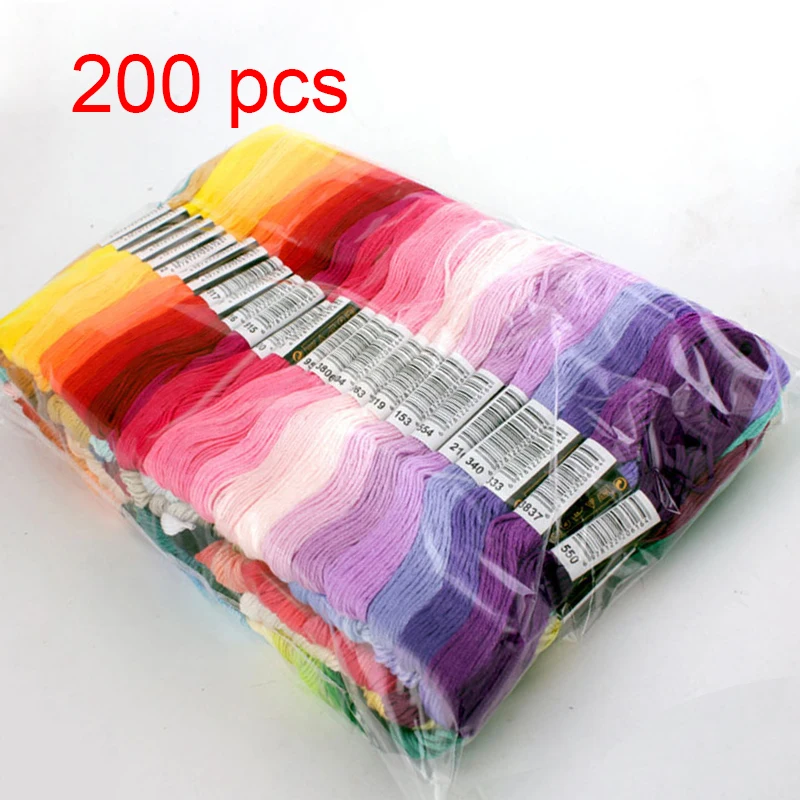447 Colors Cotton Thread Cross Stitch Embroidery thread Floss Sewing Thread Skeins Craft Cross Stitch Embroidery Threads