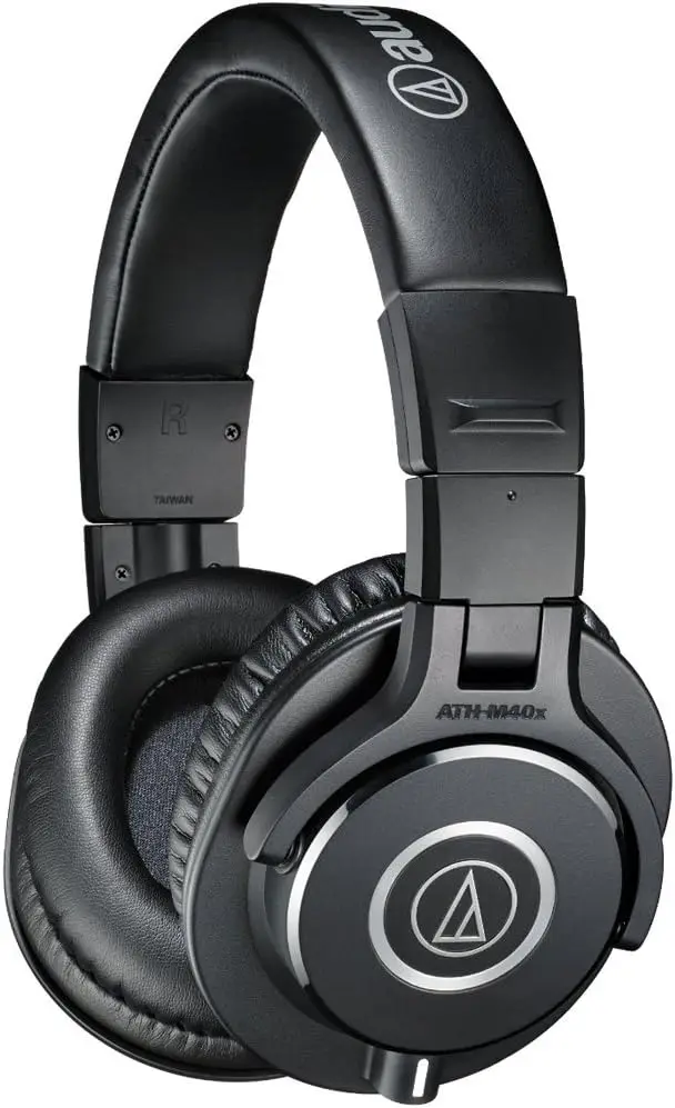 Professional Studio Monitor Headphones with Swiveling Earcups, Detachable Cables, Pro-Grade Pads