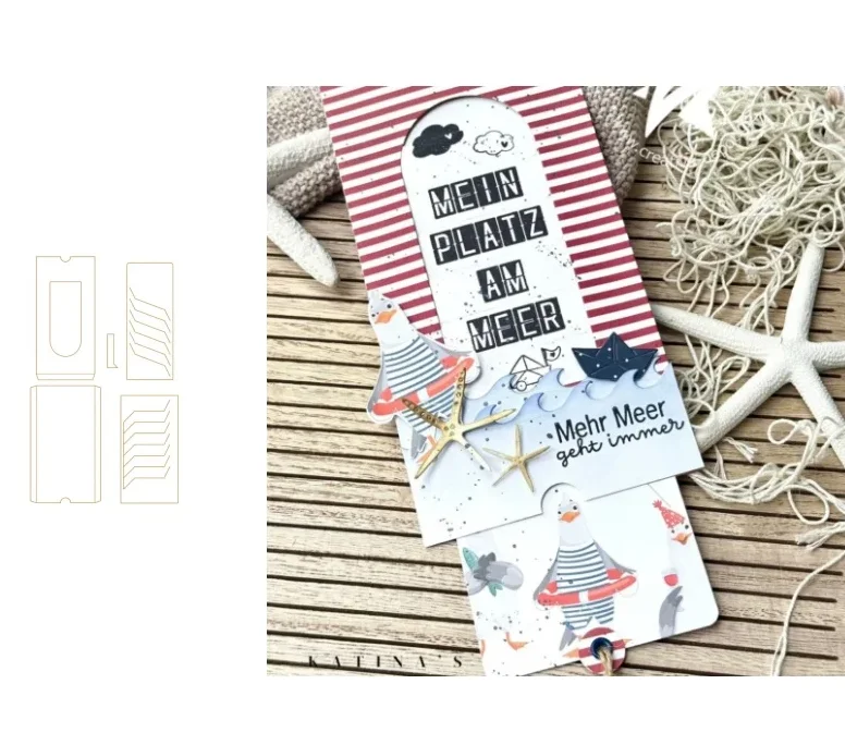 Image of Neu eingetroffene Vorverkaufs-Stanzformen und Stempel für DIY-Scrapbooking/Fotoalbum, dekorative Prägung, DIY-Papierkarten