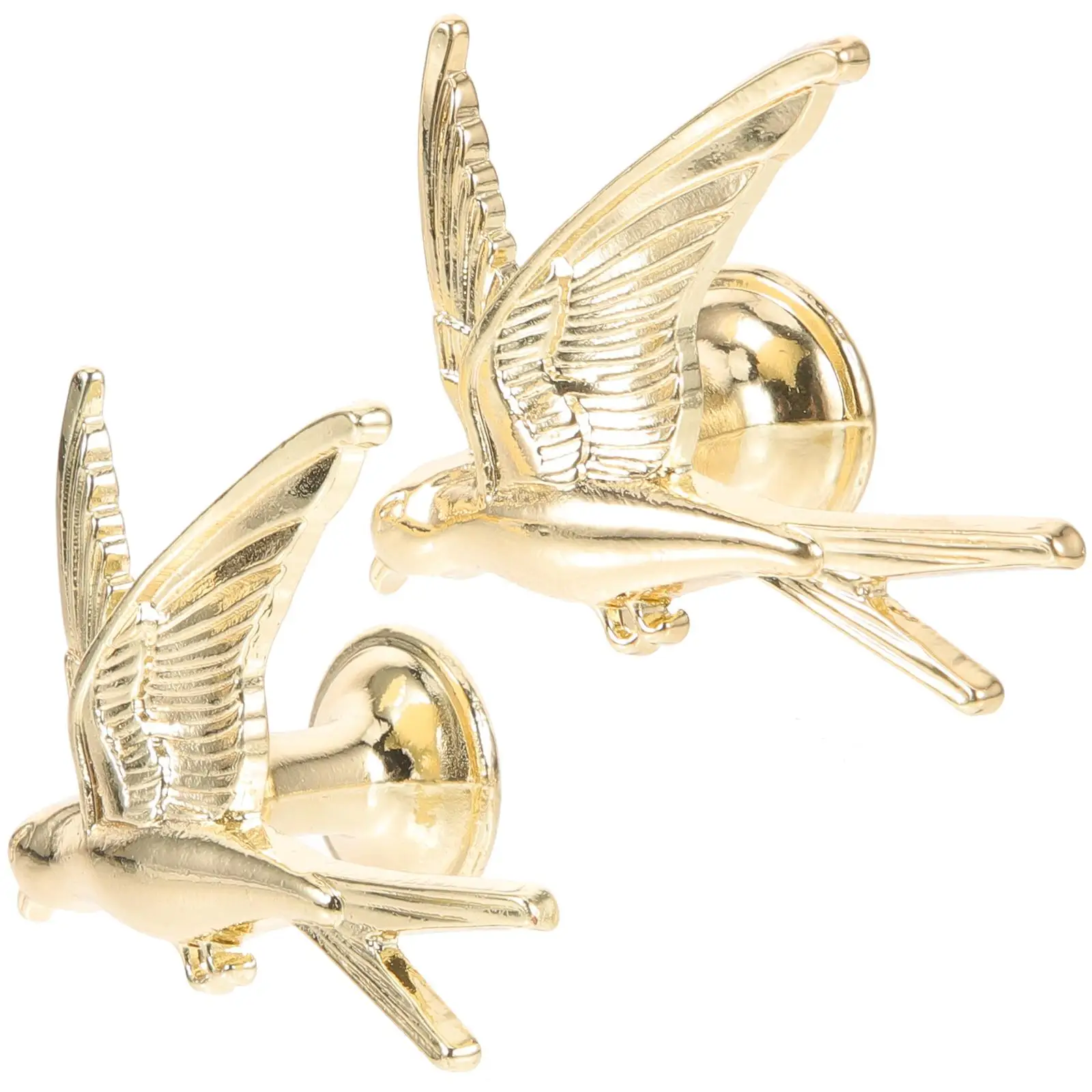 

2Pcs Bird Shaped Cabinet Knobs Drawer Pulls Metal Furniture Hardware Decorative Door Handles Kitchen Bathroom Dresser Knobs