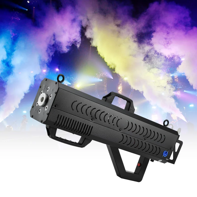 Handheld LED Fog Smoke Air Gun Stage Equipment Machine for DJ Stage Events Night Club Bar Party