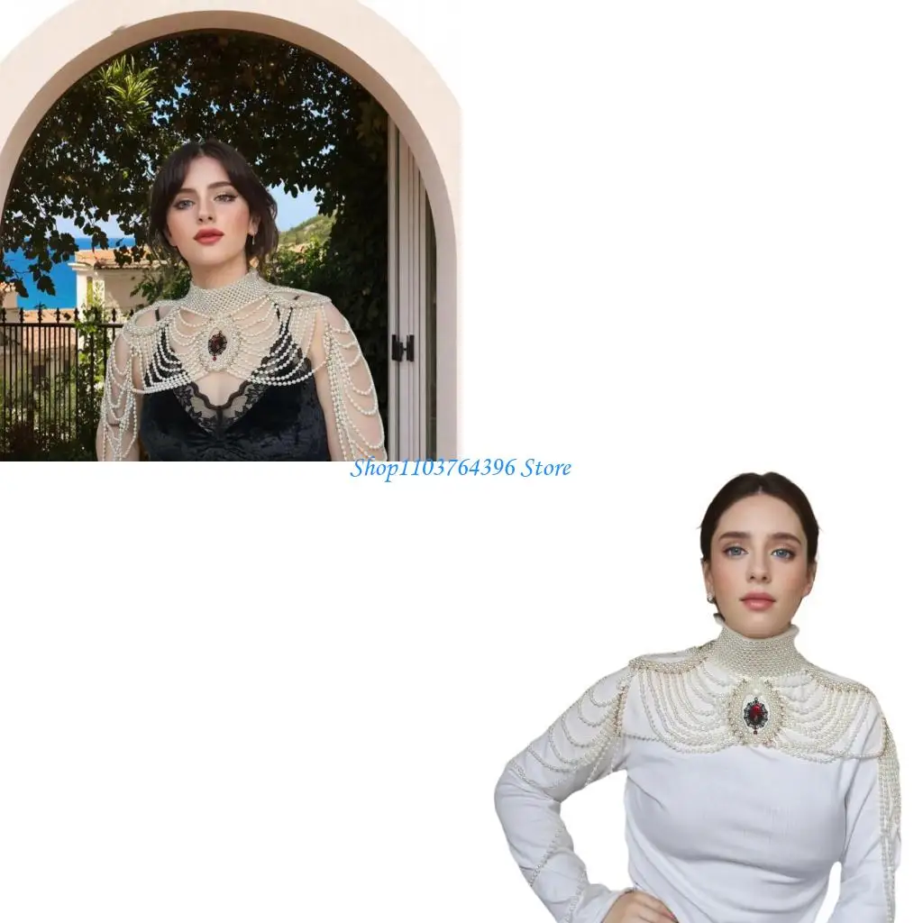 

Модные украшения на плечо с кисточками и жемчугом для женщин, которые любят вечеринки и светские мероприятия, улучшающие любой