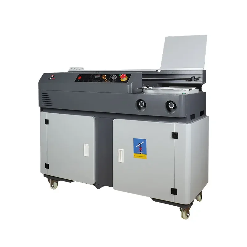 A4 side glue binding machine graphic copy shop book tender hot melt glue particle large binding machine wireless glue binding