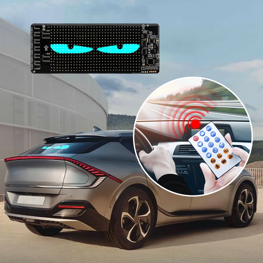 Devil Eyes LED Panel Light Remote Control LED Devil Eye Decoration Light Demon Eyes Flexible LED Panel for Store/Bar/Trucks