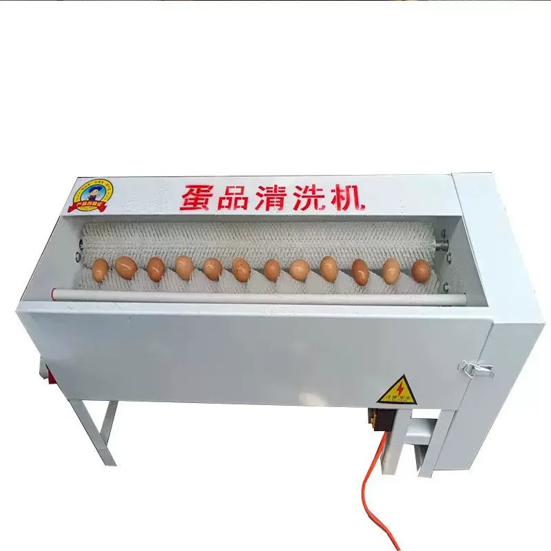 Egg Washing Machine Stainless Steel Mud Egg Sauce Salted Duck Small Fully Automatic Double Row Egg Washing Machine