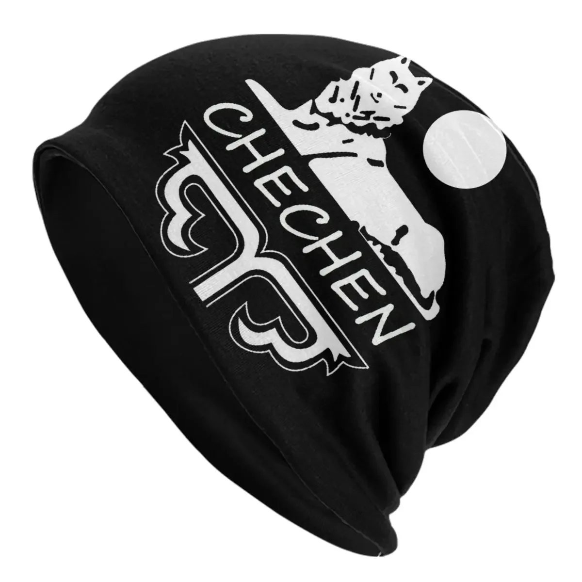 Chechen Borz Skullies Beanies Caps Fashion Winter Warm Men Women Knitted Hat Adult Unisex Coat Of Arms  Chechnya Bonnet Hats