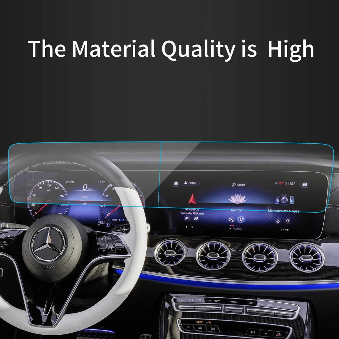 Car Stickers Screen Protector For Benz Cls 2023 Navigator Display Tempered Glass Protective Film Car Accessories For Vehicles