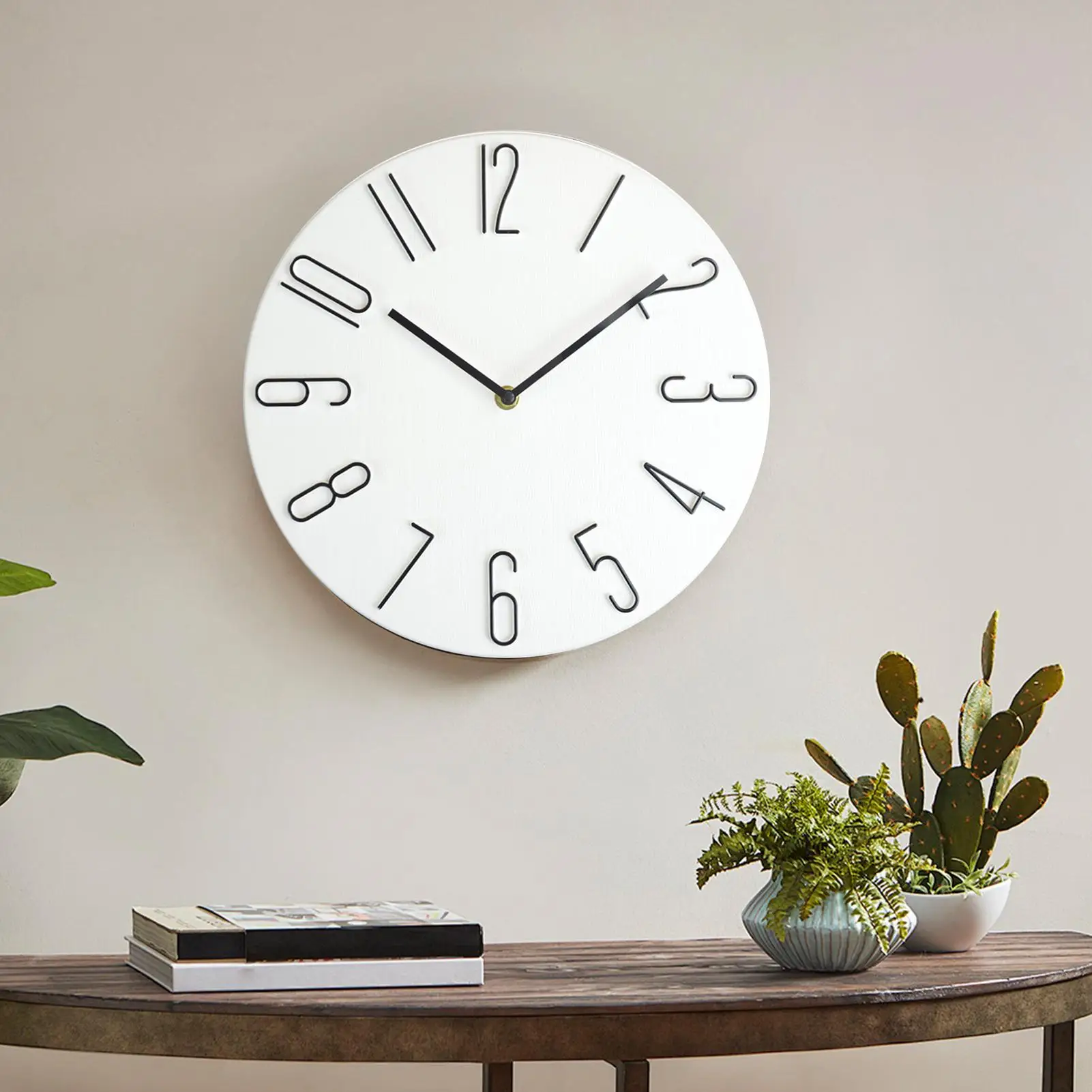 Wall Clock Silent Non Ticking Wall Clocks Battery Operated Digital Clock Simple Minimalist Hanging Wall Clock Home Decorations