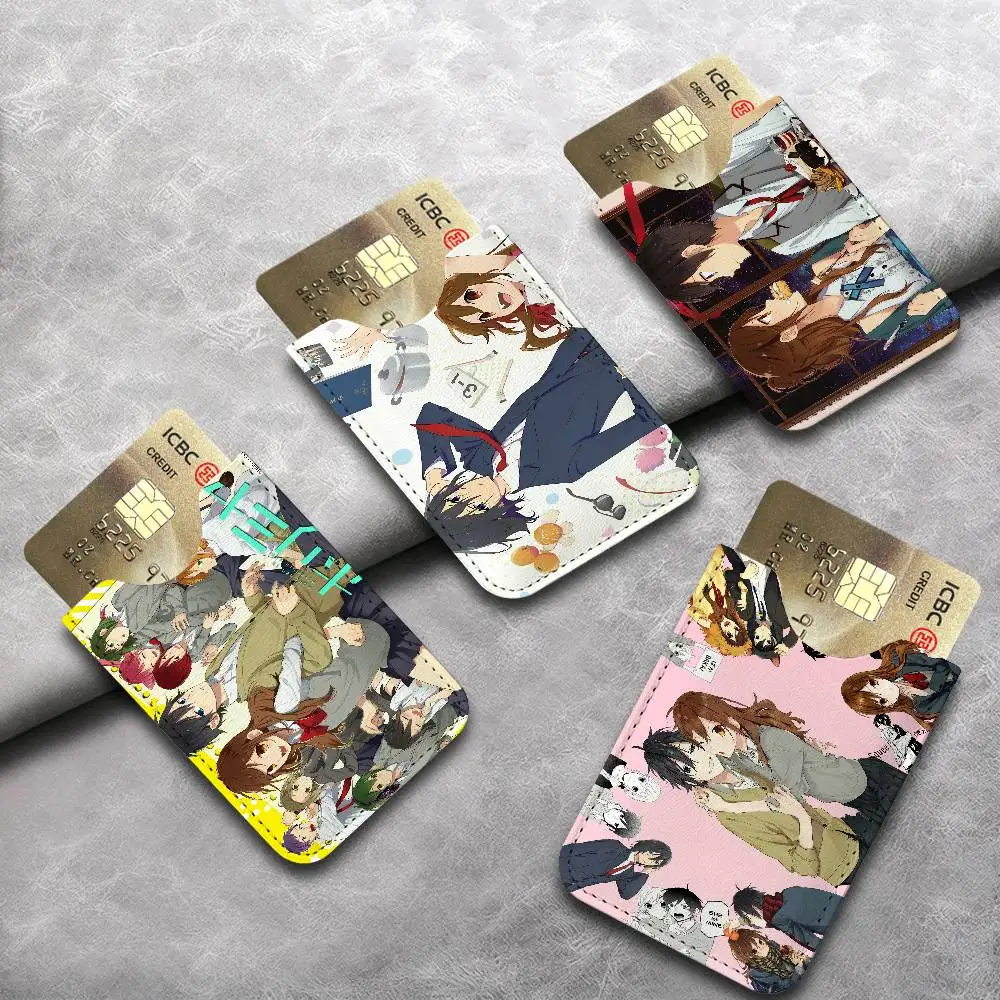 Horimiya Anime Credit ID Business Card Holder, Practical Pocket Gift for Outdoor Driving & Daily Use