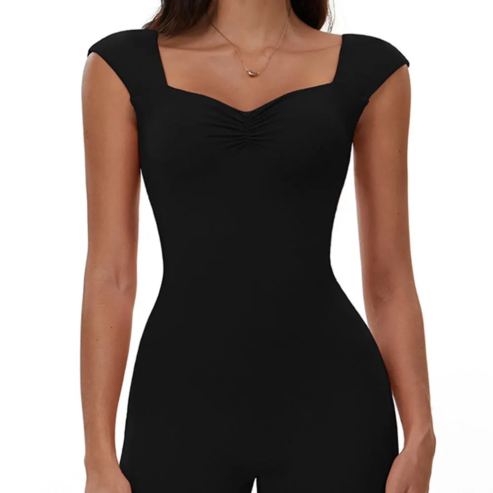 

Yoga Jumpsuit Butt Lift High Waisted Women's Sports Wear Fitness Fast Dry Cycling One-Piece Workout Sports Set Woman Clothing