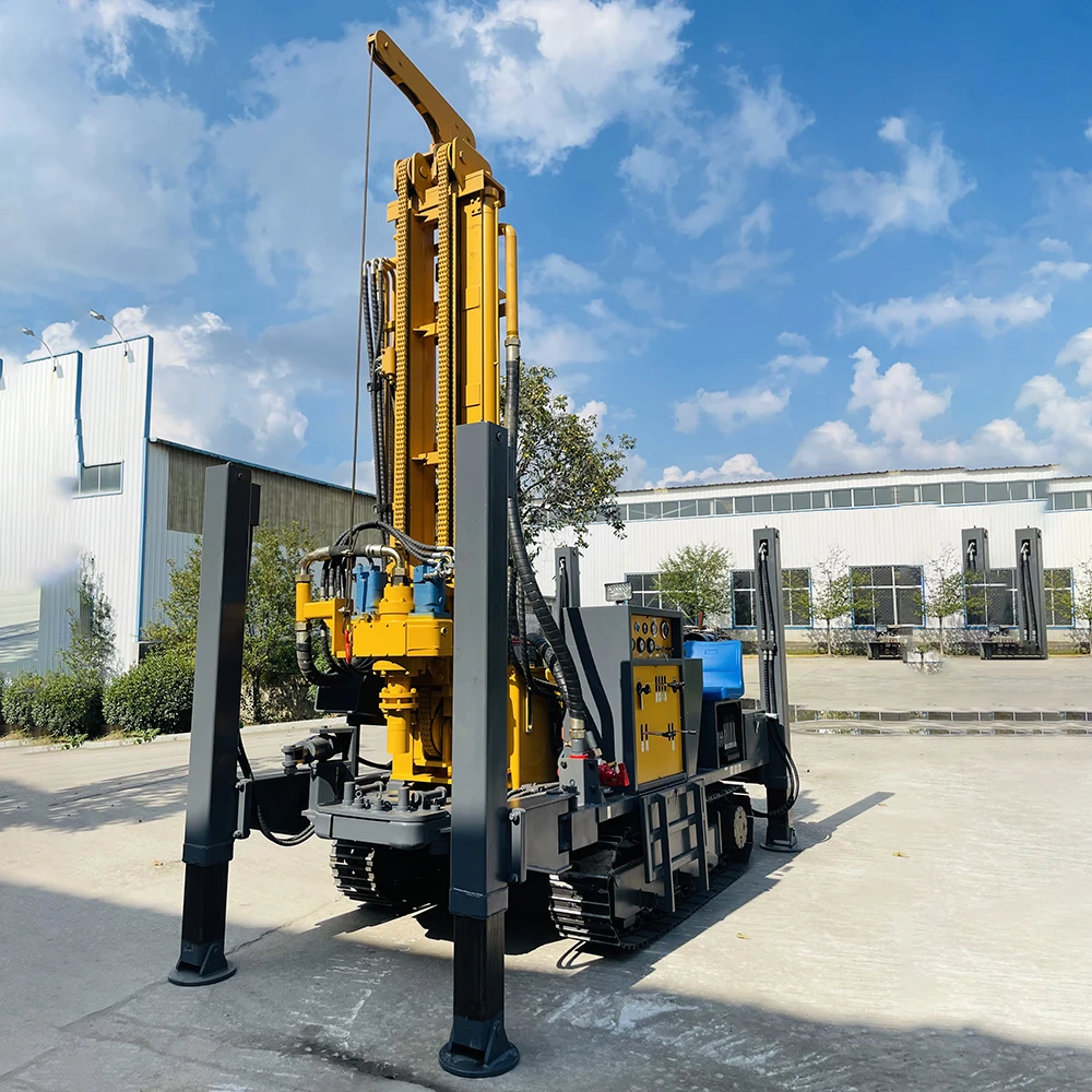 

2025Factory Direct Sales Diamond Drilling Rig 700m Water Well Crawler Hydraulic Portable Drilling Rig Machine