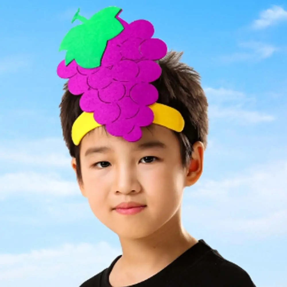 

Cloth Cartoon Fruit Headband Funny Watermelon Creative Headdress for Kids Personalized Elastic Kindergarten Performance Headwear
