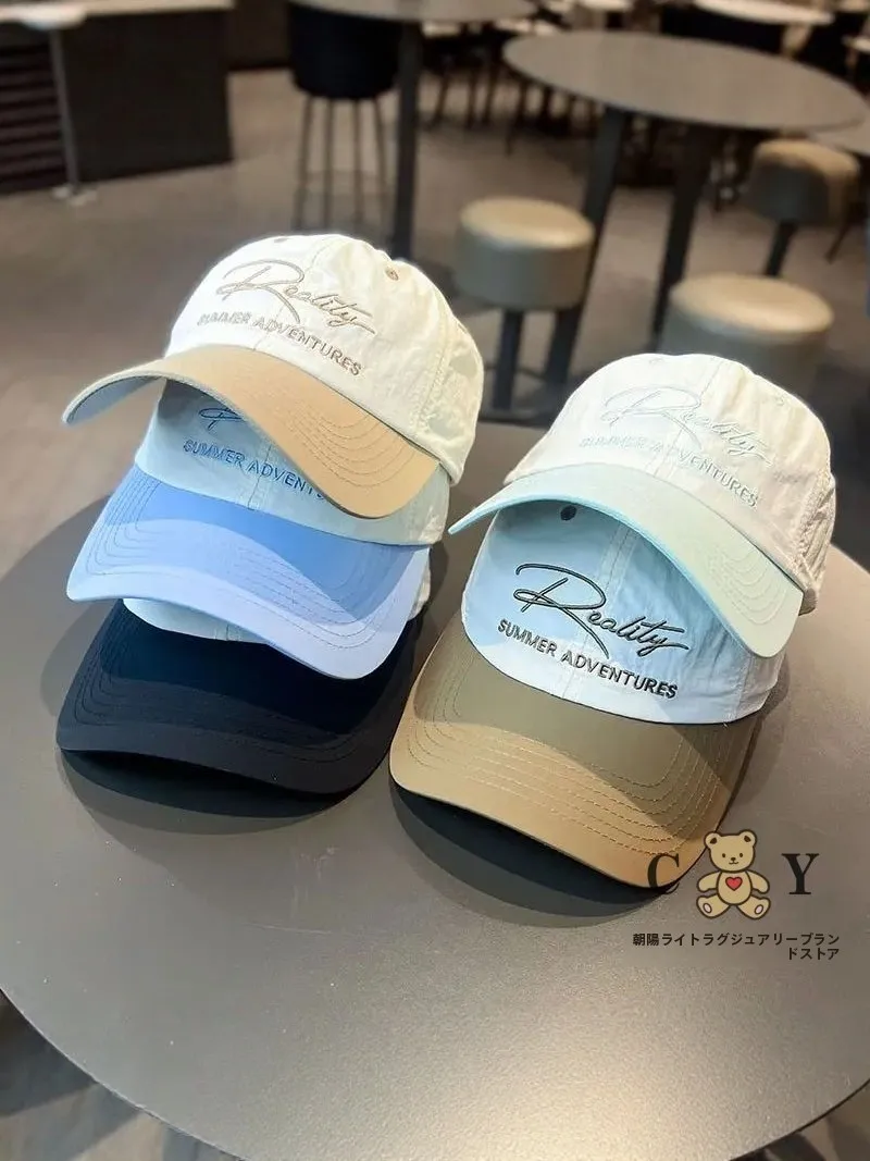kazuki-quick-dry-baseball-cap-women's-summer-face-slimming-breathable-versatile-thin-color-block-sun-protection-hat