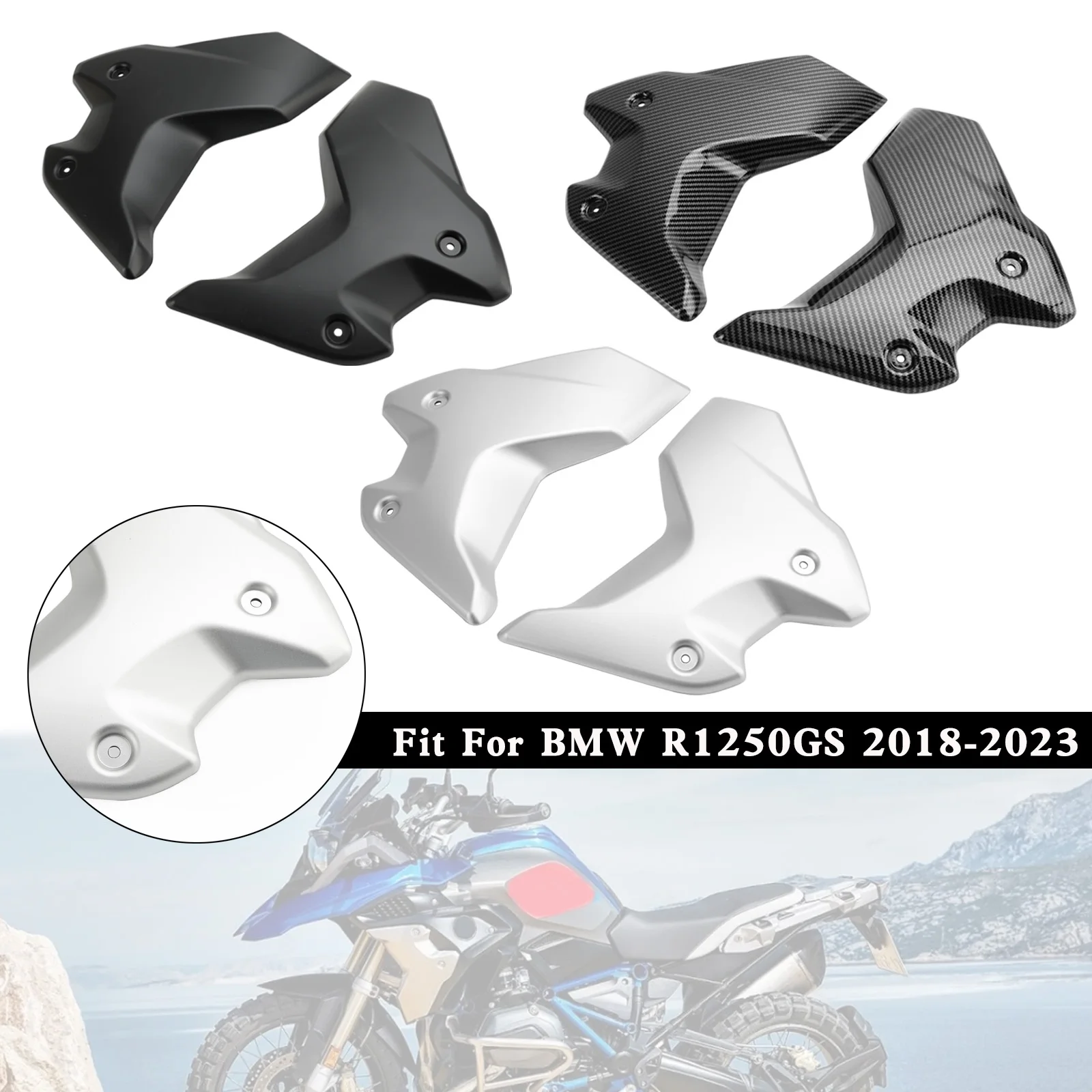 

Topteng Side Frame Fairing Cowl Guards Radiator Cover For BMW R1250GS R 1250GS R 1250 GS 2018-2023