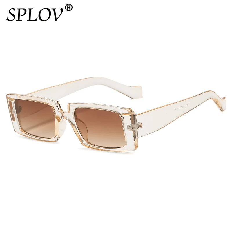 Vintage Rectangle Sunglasses Women Men Brand Designer Sun Glasses Classic Fashion Square Shades Trendy Gradient  Eyewear UV400