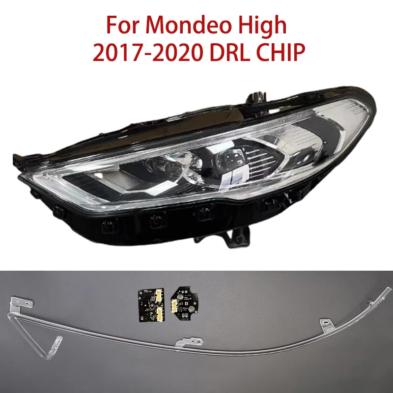

Дневные ходовые огни с шариком лампы подходят для Mondeo White Angel Eye Chip 17-2020, светодиодный балласт, автомобильный DRL CHIP, модуль указателя поворота