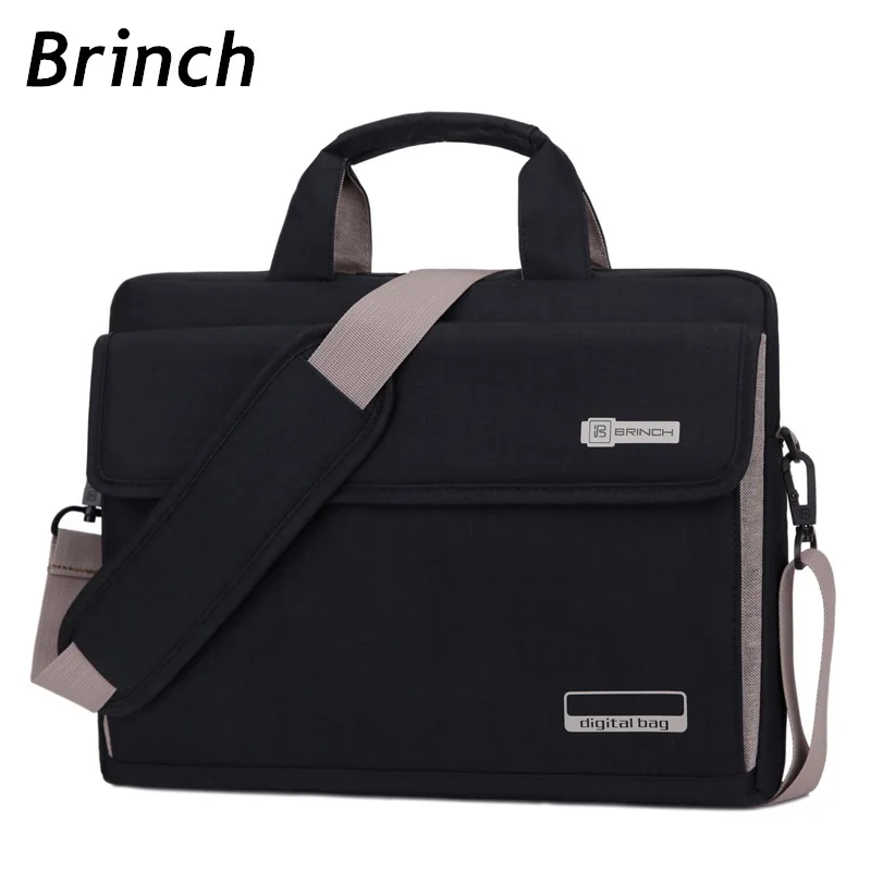 

Shockproof Brand Brinch Messenger Laptop Bag 13.3,14,15.4 Inch,Shoulder Case For Macbook Air Pro Notebook Computer PC DropShip