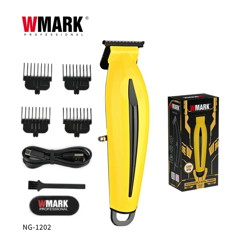 2024 New Professional Hair Clippers WMARK  NG-1202 Engraving Scissors Electric Clippers Charging Barber Cutting Salons