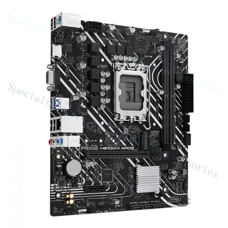 A+ For ASUS PRIME H610M-K ARGB Motherboard LGA 1700 Intel H610 DDR5 Micro ATX Test