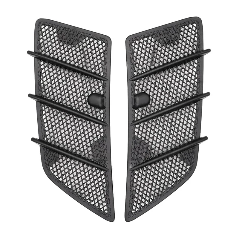 4Pcs Car Front Hood Air Vent Grille Cover Air Flow Intake Hoods For Mercedes Benz W164 ML / GL Class 2008-2011